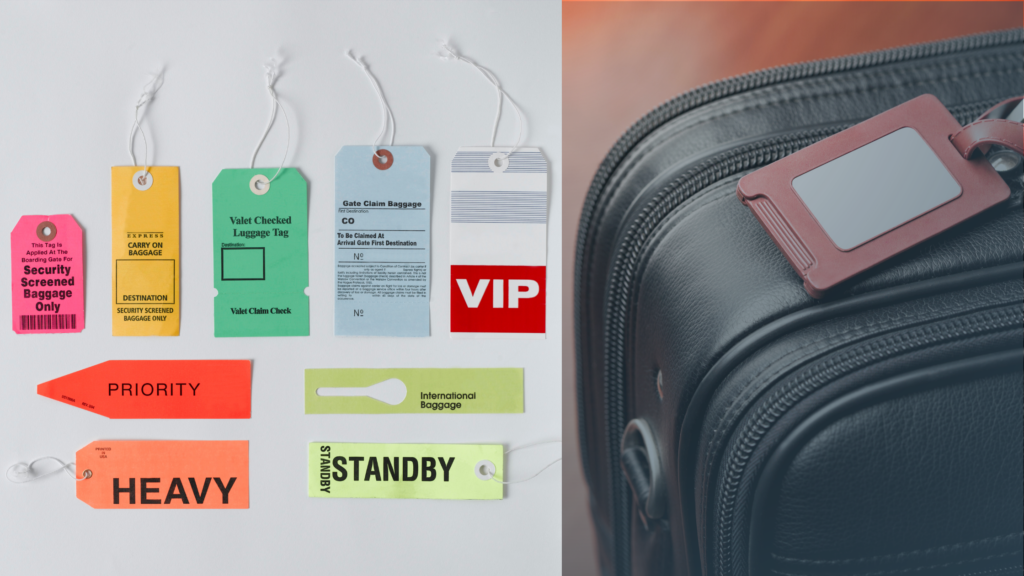 Luggage tags for cruising