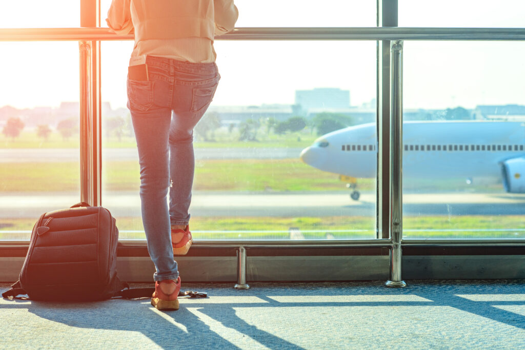 tourist questioning if they should have used a travel agent